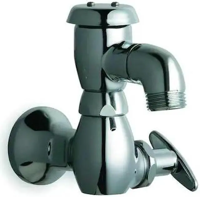 Main image of CHICAGO FAUCET 952-12CP Sill Faucet, Tee, 1/2" FNPT, 1, Cast Brass