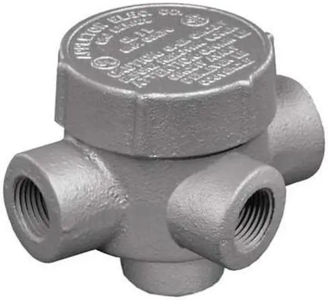 Alt view image 2 of 2 - APPLETON ELECTRIC GRJTA50 Conduit Outlet Body,Iron,TA