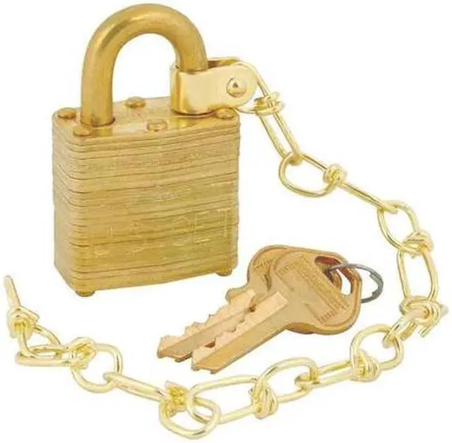Main image of MASTER LOCK 6004NKAS5SBCUSS1KEY2KS Padlocks, Keyed Alike, Standard Shackle,