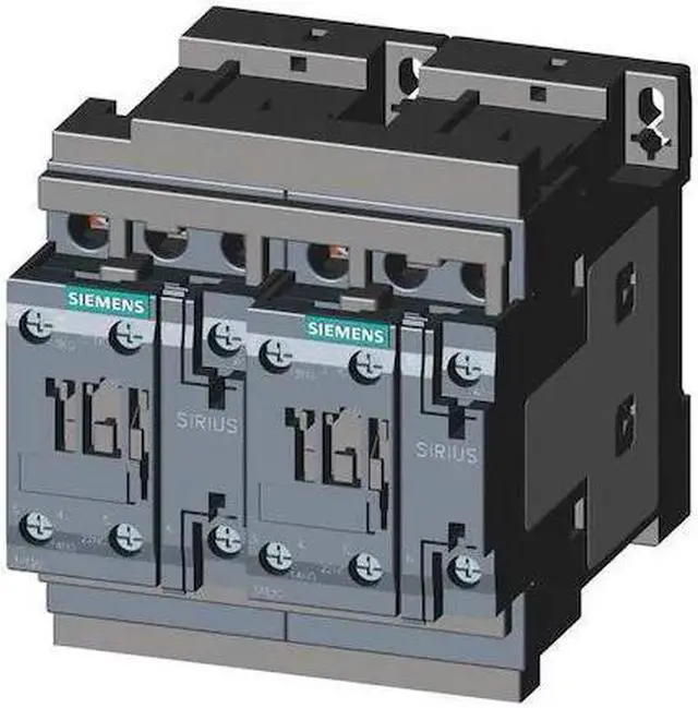 Main image of SIEMENS 3RA23278XB301AK6 IEC Magnetic Contactor, 2NC/2NO, 110V-120V AC, 3 P,