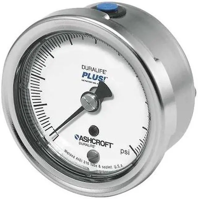 Alt view image 2 of 2 - ASHCROFT 251009SW02BX6B200 Industrial Pressure Gauge, 0 to 200 psi, 2 1/2 in