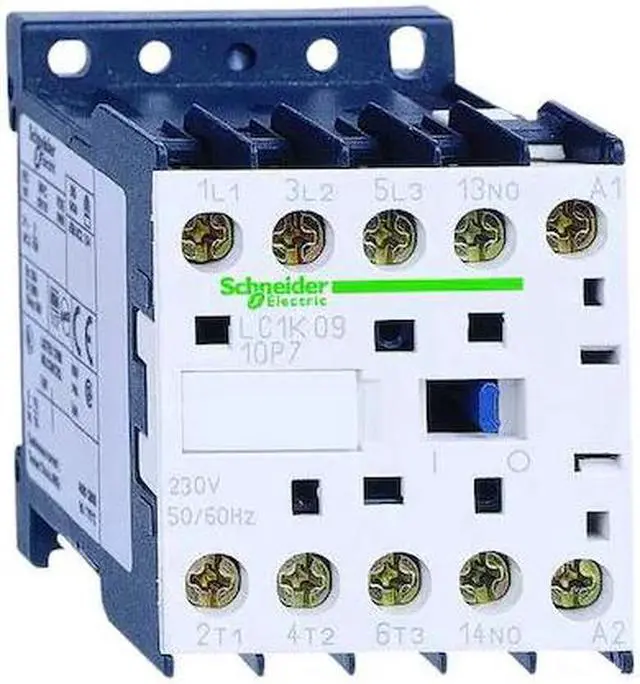 Alt view image 2 of 2 - SCHNEIDER ELECTRIC LC1K0610F7 Miniature IEC Magnetic Contactor, 3 Poles, 110 V
