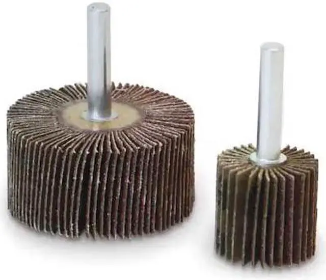 Main image of MERIT 08834131517 Flap Wheel,AO,3x1x1/4 In Shank,60G
