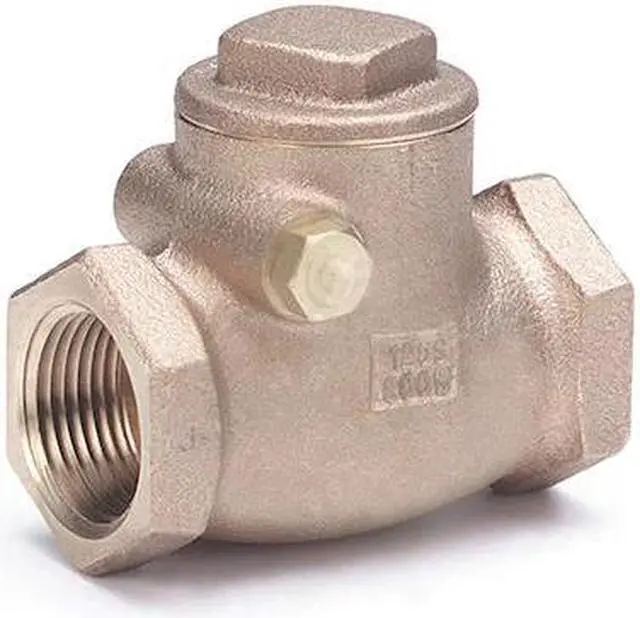 Alt view image 2 of 2 - MILWAUKEE VALVE 509 3/4 3/4" FNPT Bronze Swing Check Valve