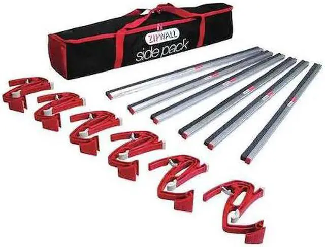 Main image of ZIPWALL SDPK ZipWall Side Pack Kit,With 3 Rail Bar