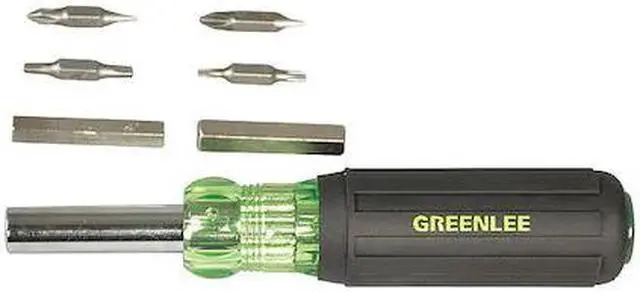 Main image of Greenlee 0153-47C Multi-Functional Screwdriver/Nutdriver, 11 in 1 Tool