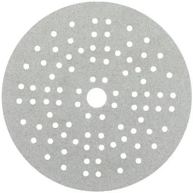 Alt view image 4 of 4 - Mirka 24-6MH-240 Iridium 6 Grip Sanding Discs Multi Hole 240 grit 50/box