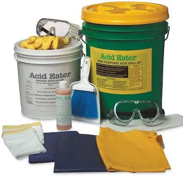 Alt view image 2 of 2 - ACID EATER 1006-001 Acid Eater Battery Acid Spill Kit, 2 Gallon Volume Absorbed