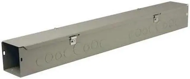 Alt view image 2 of 3 - WIEGMANN HS444 Straight Section Wireway, 1 Rating, Steel, Powder Coated