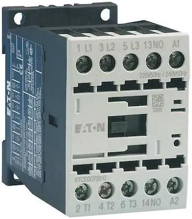 Alt view image 3 of 3 - IEC Contactor, 24VDC, 12A, Open, 3P
