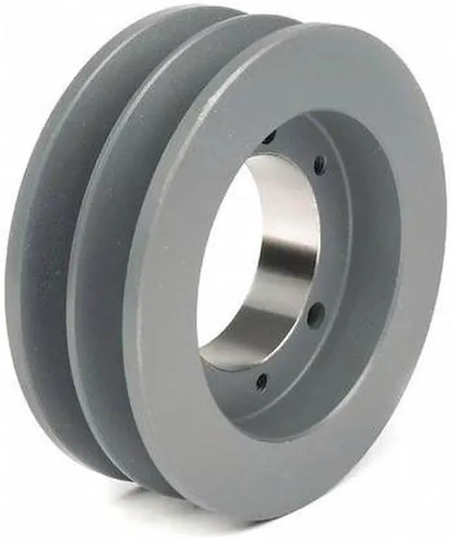 Alt view image 2 of 2 - ZORO SELECT 802C 1/2 in to 2-15/16 in Quick Detachable Bushed Bore 2 Groove