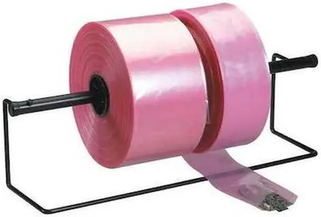 Main image of PARTNERS BRAND PTAS0602 Anti-Static Poly Tubing, 2 Mil, 6" x 2150', Pink, 1/Roll
