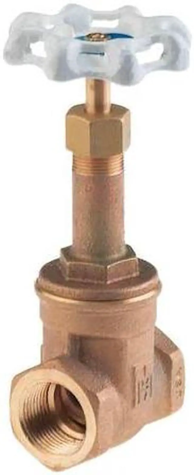 Alt view image 2 of 3 - MILWAUKEE VALVE UP148 1 Gate Valve,1 In.,Bronze,Rising Stem