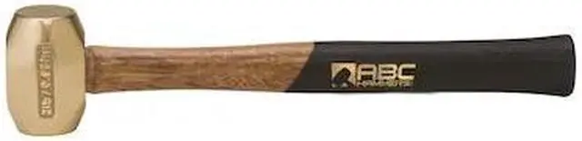 Alt view image 3 of 8 - ABC Hammers ABC2BW 2 Lb. Brass Hammer With 15 In. Wood Handle