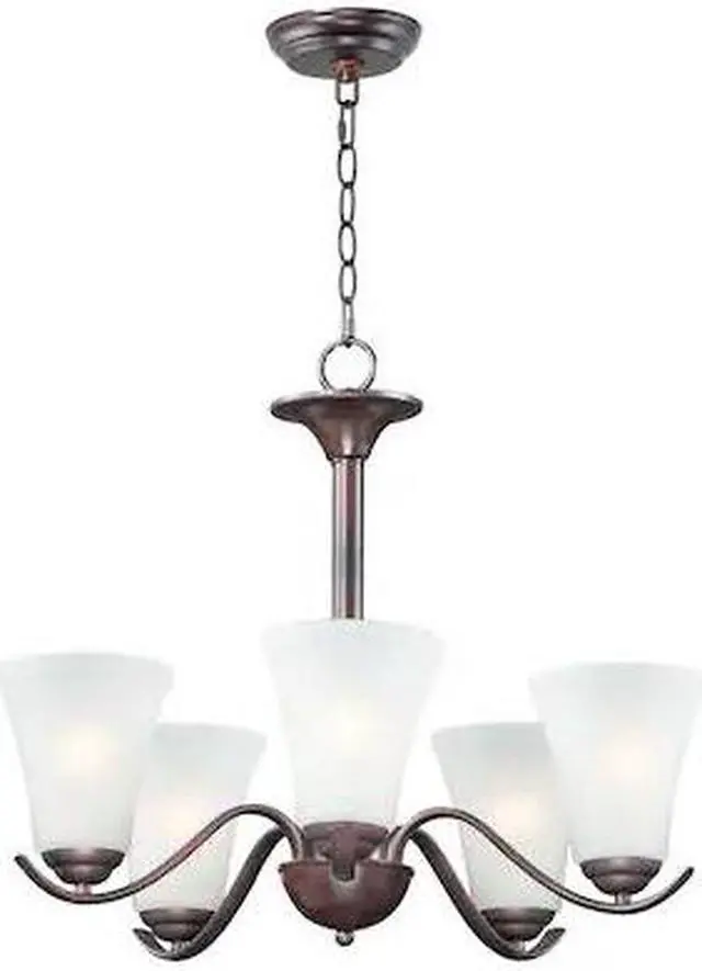 Main image of MAXIM LIGHTING 12075FTOI Vital 5-Light 23" Wide Oil Rubbed Bronze Chandelier