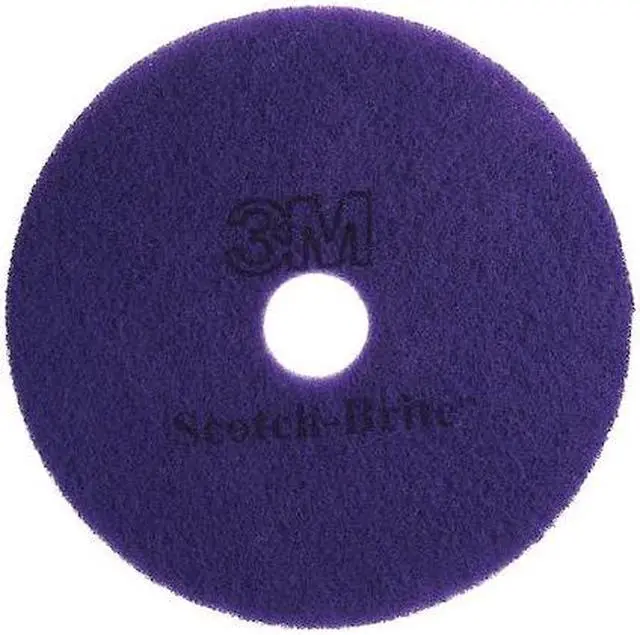 Main image of SCOTCH-BRITE 08744 Diamond Floor Pad Plus,17 In,Purple,PK5