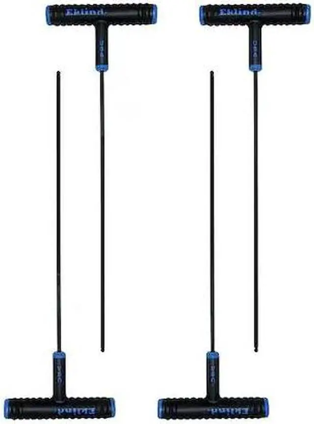 Main image of EKLIND 64830 Metric Plain Ball Hex Key, 3 mm Tip Size, 9 in Long, 3 in Short, 4