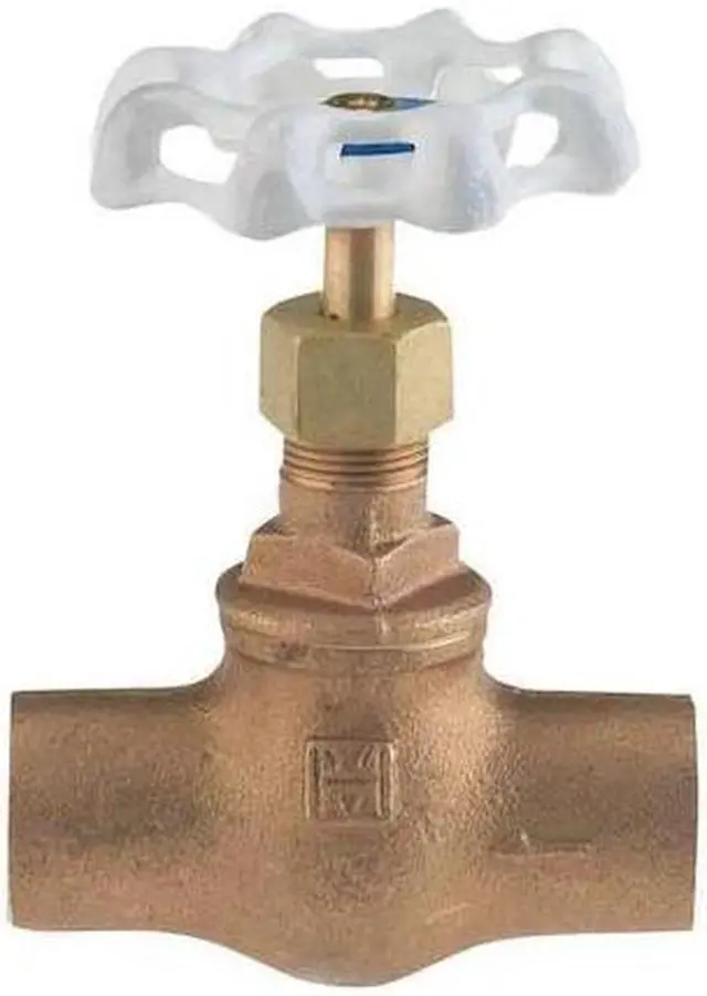 Alt view image 2 of 2 - MILWAUKEE VALVE UP1502 3/8 Globe Valve,3/8 In.,Solder