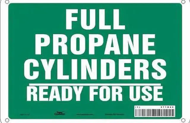 Main image of CONDOR 471N40 Safety Sign, 7 in Height, 10 in Width, Aluminum, Vertical