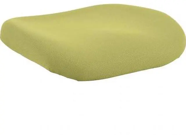 Alt view image 5 of 11 - Lorell Premium Seat - Green - Fabric - 1 Each
