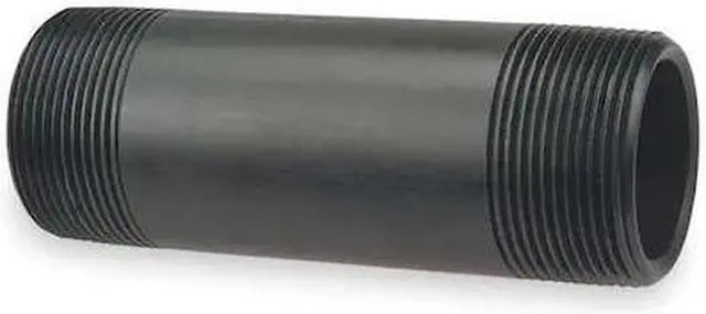 Main image of ZORO SELECT 6529 2x3 2" MNPT x 3" TBE Kynar(R) Pipe Nipple Sch 80