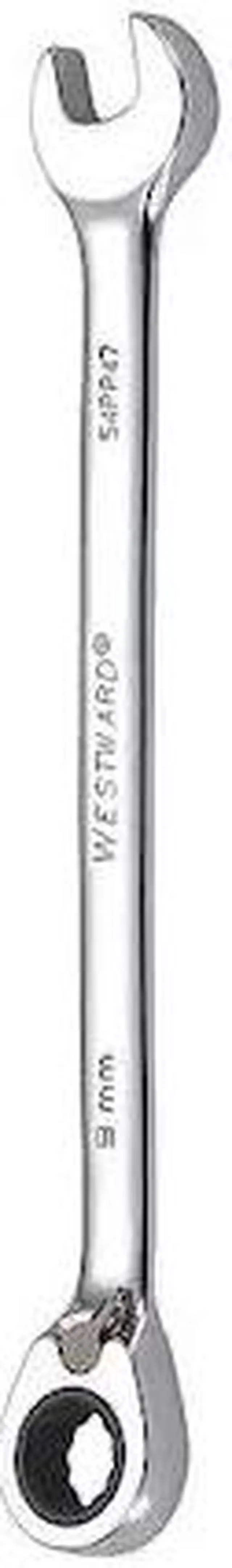 Alt view image 2 of 2 - WESTWARD 54PP47 Ratcheting Wrench, Combination, Metric, 9m