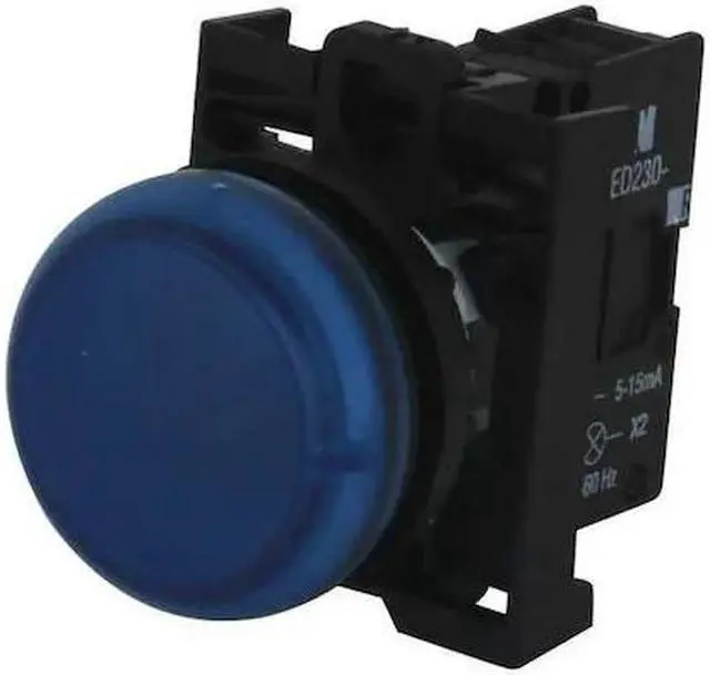 Alt view image 2 of 2 - EATON C22-L-B-120 Raised Indicator Light,Blue,120VAC