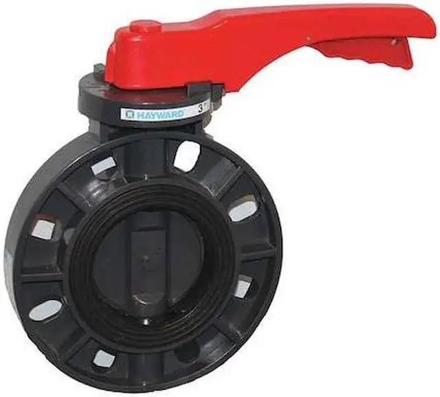 Main image of HAYWARD FLOW CONTROL BYCS1025E1LGA Butterfly Valve, 2-1/2", PVC/EPDM, Lever