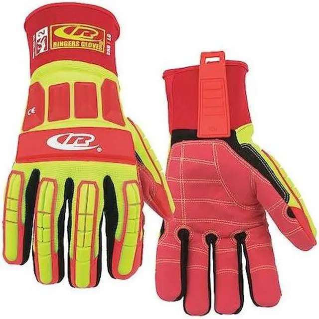 Main image of RINGERS GLOVES 259 Impact Resistant Gloves,Yellow,3XL,PR