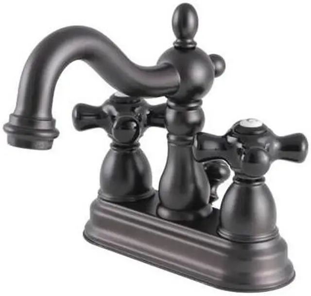 Main image of KINGSTON BRASS KB1605PKX 4" Centerset Bathroom Faucet, Oil Rubbed Bronze