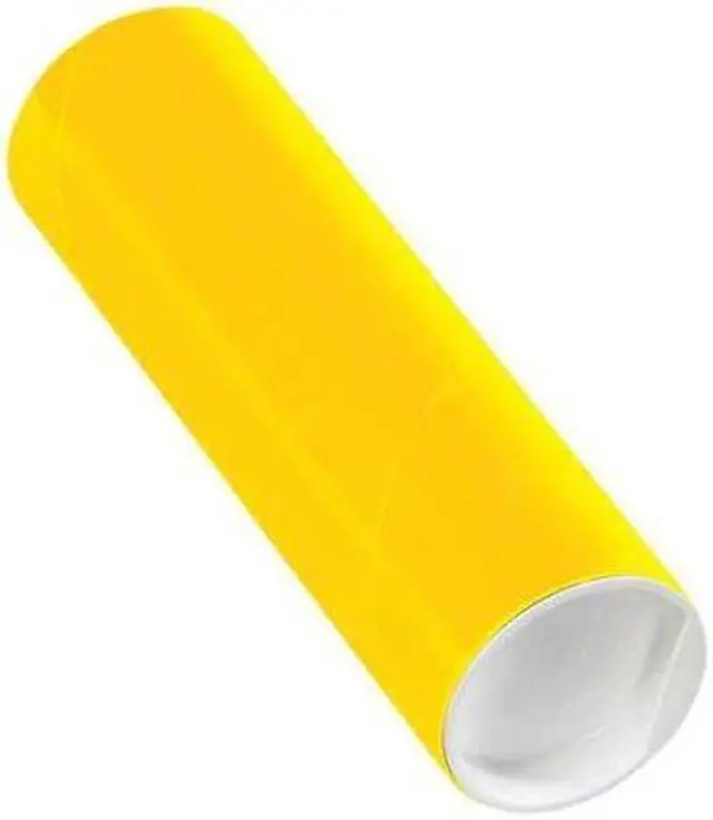 Main image of PARTNERS BRAND P2006Y Mailing Tubes with Caps, 2" x 6", Yellow, PK50