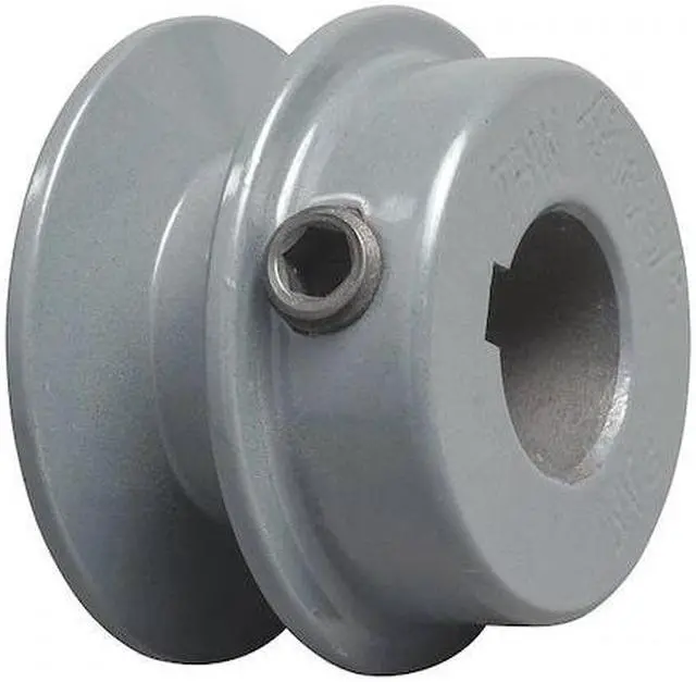 Main image of ZORO SELECT BK25X7/8 7/8 in Fixed Bore 1 Groove V-Belt Pulley 2.65 in OD