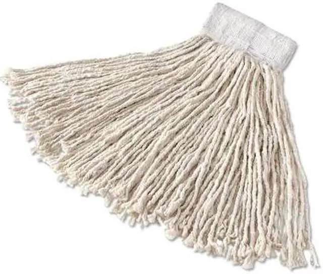 Main image of RUBBERMAID COMMERCIAL FGD11306WH00 Super Stitch Cotton Looped End Wet Mop Head,