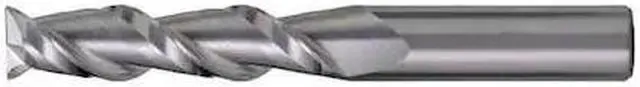 Main image of CLEVELAND C60481 Carbide End Mill,45 deg.,1/4 in. SHK