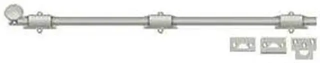 Alt view image 2 of 3 - Deltana 24SB15 24 in. Heavy Duty Surface Bolt, Satin Nickel - Solid