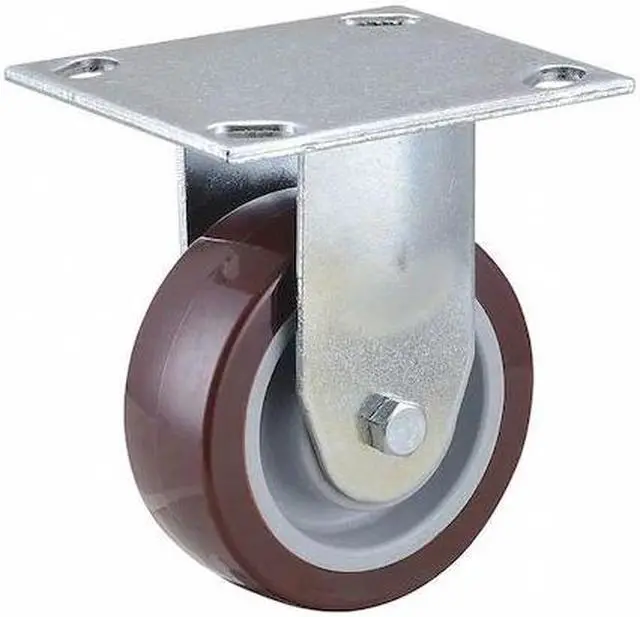 Main image of ZORO SELECT 33H914 Rgd NSF-Listed Plate Cstr,Polyurethane,4 in,375 lb.