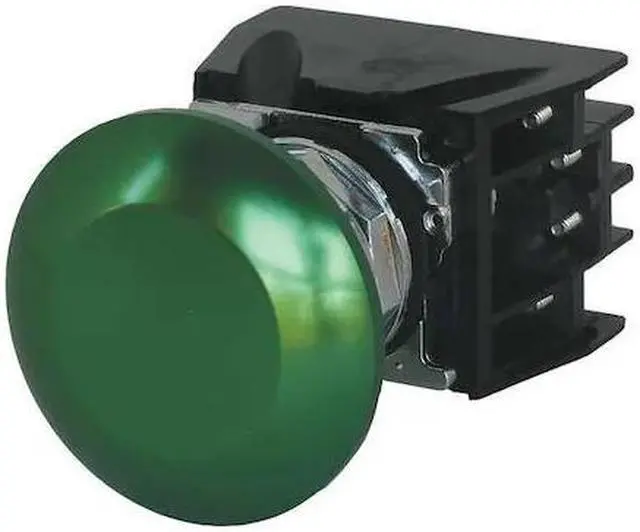 Main image of EATON 10250T712G Hazardous Location Push Button, 30 mm, 1NO/1NC, Green