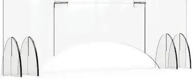 Main image of ROSSETO SERVING SOLUTIONS AG013 Avant Guarde 48x28 Acrylic Sneeze Guard with