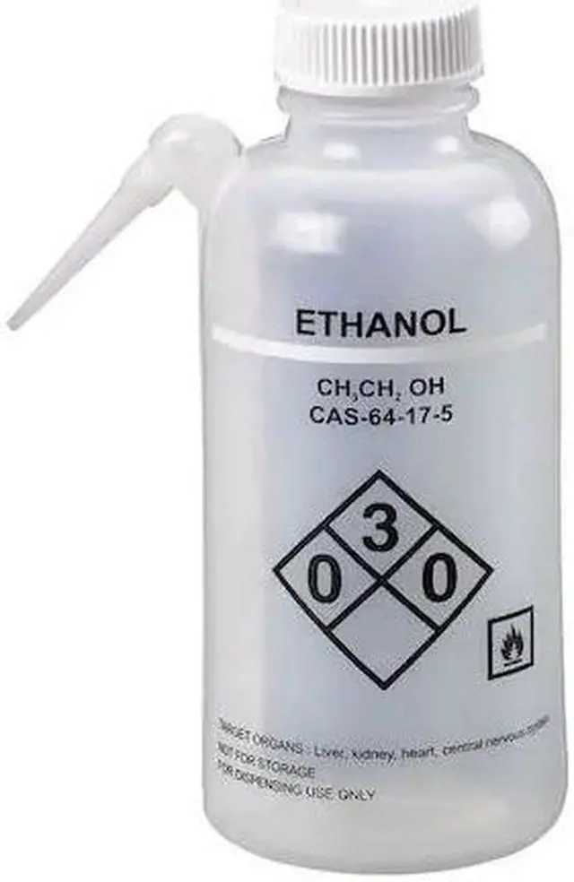 Alt view image 2 of 2 - ZORO SELECT 24J881 Translucent, Wash Bottle 16 oz., (Formerly Lab Safety