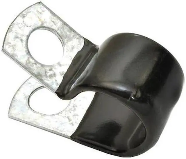 Main image of ZORO SELECT COV1113Z1 Cable Clamp, Steel, 5/8 in Bundle Dia., Black, 50 PK