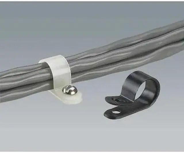 Alt view image 3 of 3 - PANDUIT CCH38-S10-C Cable Clamp,Screw-On,Screw,Natural,PK100