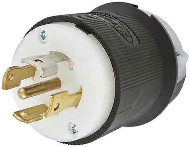 Alt view image 2 of 2 - HUBBELL WIRING DEVICE-KELLEMS HBL2811FC Locking Plug, L21-30P, 30 A, 120/208V