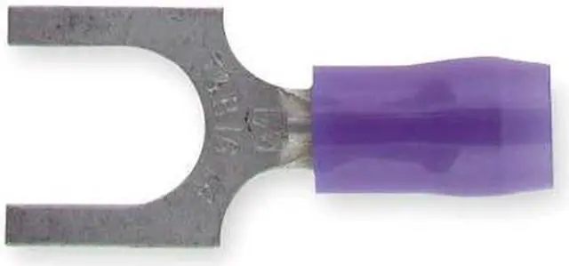 Alt view image 2 of 2 - STA-KON RB14-14F Fork Terminal, 1/4 in Stud Size, 14 AWG, 600 V, Nylon