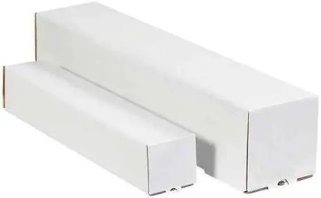 Main image of PARTNERS BRAND M4437 Square Mailing Tubes, 4" x 4" x 37", White, 50/Bundle