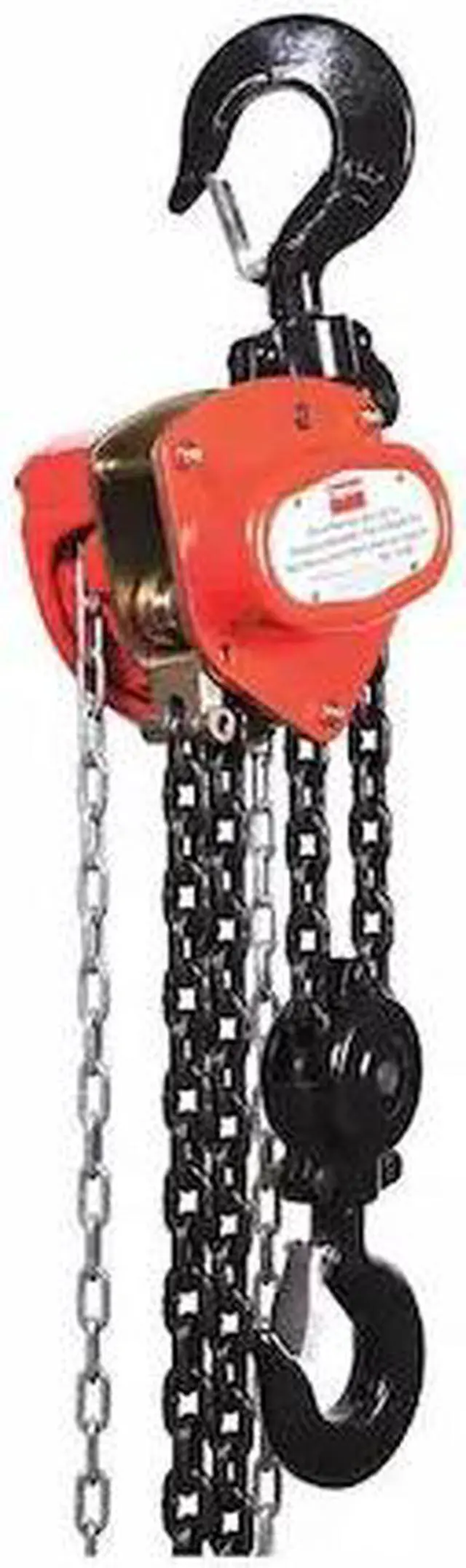 Alt view image 2 of 6 - Hoist, Chain, 3T, 15Ft Lift
