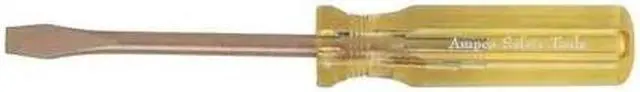 Main image of AMPCO SAFETY TOOLS S-35 Non-Sparking Slotted Screwdriver 5/32 in Round