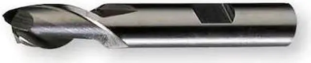 Alt view image 2 of 2 - End Mill, HSS, 3/16, 2 FL, SGL Sq End, CC