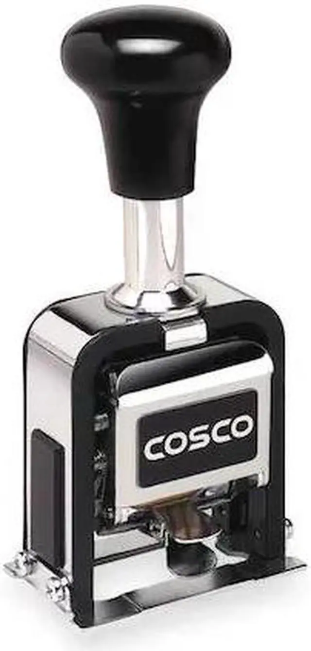Main image of COSCO 038731 Self-Ink Number Machine Stmp, 18 Font