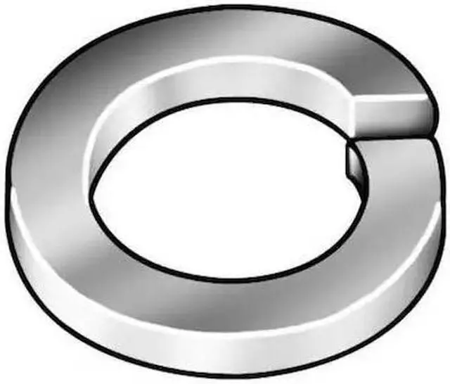 Main image of ZORO SELECT LWHIS125USA-010BX Split Lock Washer, For Screw Size 1-1/4 in Steel,