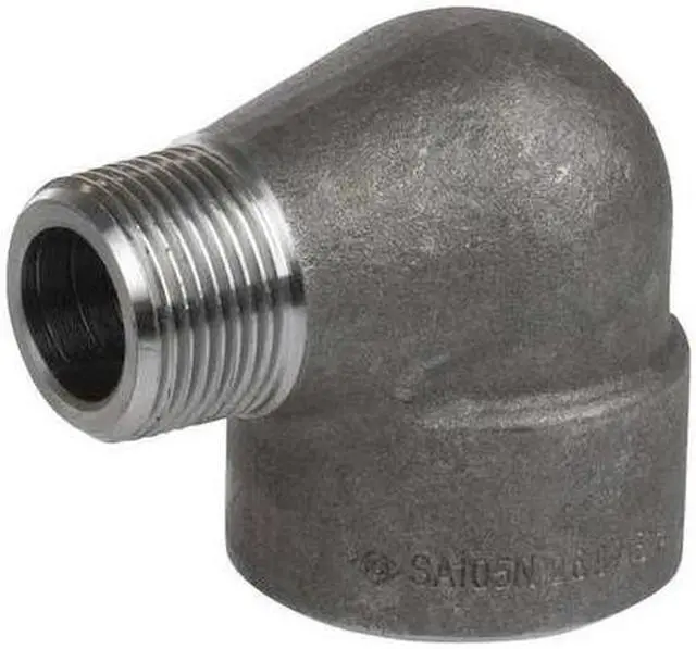 Main image of ZORO SELECT 2UA11 1/2" MNPT x FNPT 316 SS Street 90 Degree Elbow